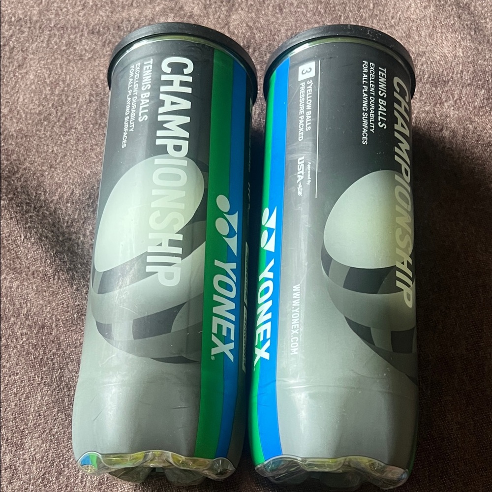 Yonex Championship Tennis Balls - Green and Blue